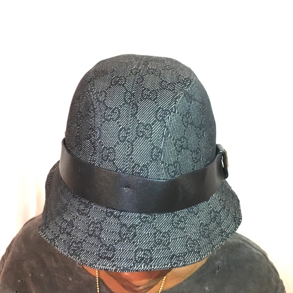 gg canvas bucket hat with double g